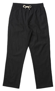 Rhythm Linen Jam Pants - Black