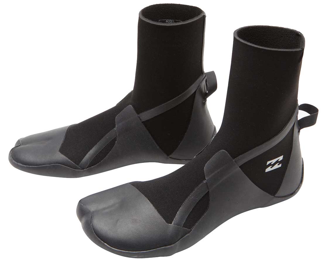 Billabong Absolute Hidden Split Toe 3MM Surf Boot - Black Hash