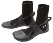 Billabong Absolute Hidden Split Toe 3MM Surf Boot - Black Hash