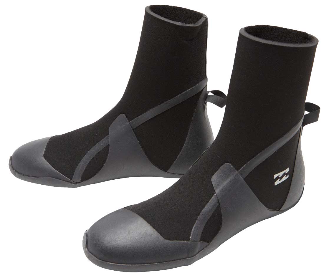 Billabong Absolute Round Toe 5MM Surf Boot - Black Hash