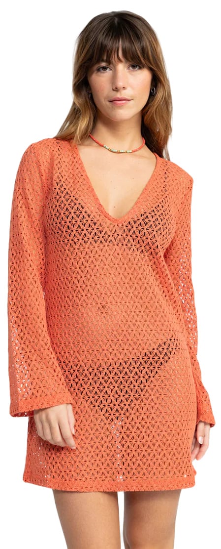 Roxy Love Coastline Women's Cover Up - Apricot Brandy