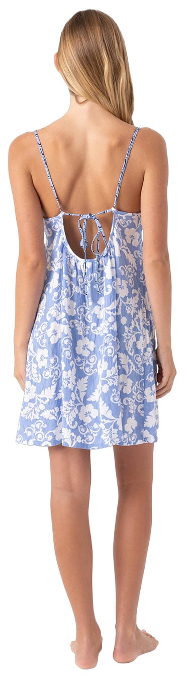 Roxy Golden Glow Women's Cover Up Dress - Blugreen – back view