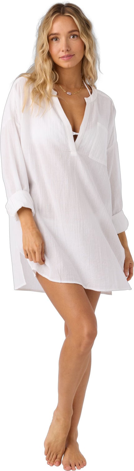 O'Neill Belizin Women's Long Sleeve Cover Up - White