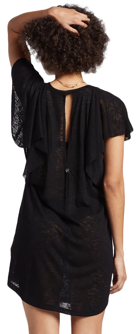 Billabong Out For Waves Women's Cover Up - Black Pebble – back view