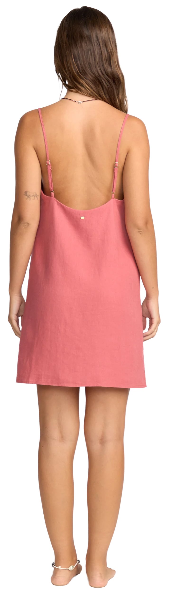 Billabong Summer Love Mini Slip Dress - Wild Ginger – back view