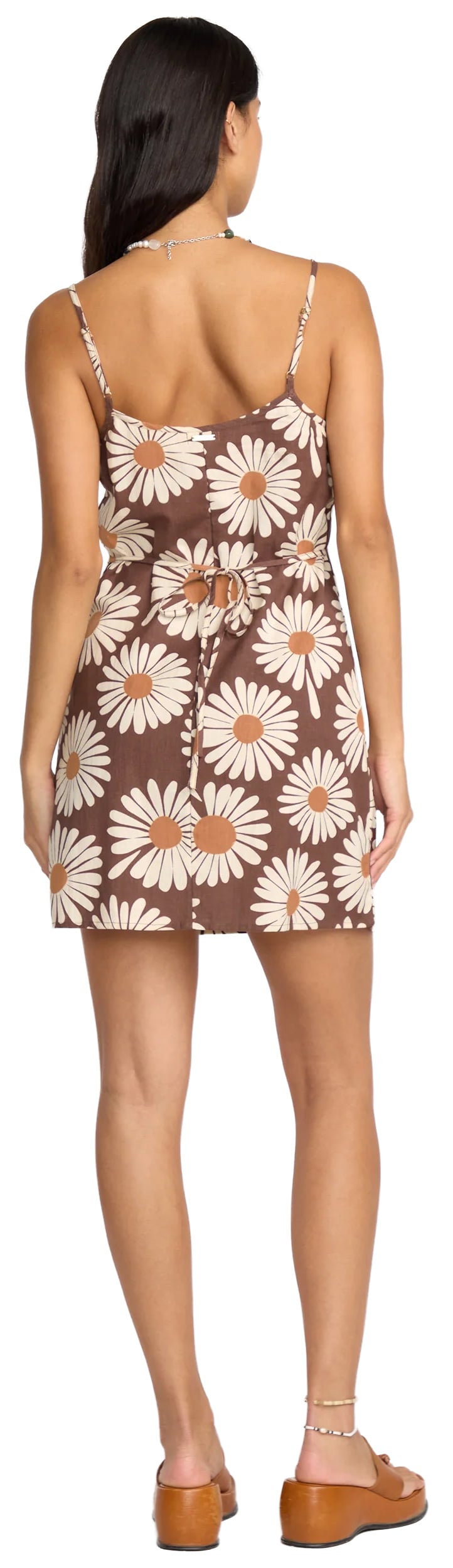 Billabong Beach Haze Dress - Espresso – back view