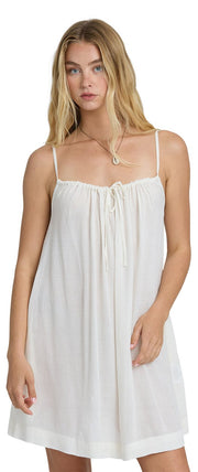 Billabong Beach Song Solid Mini Dress - Salt Crystal