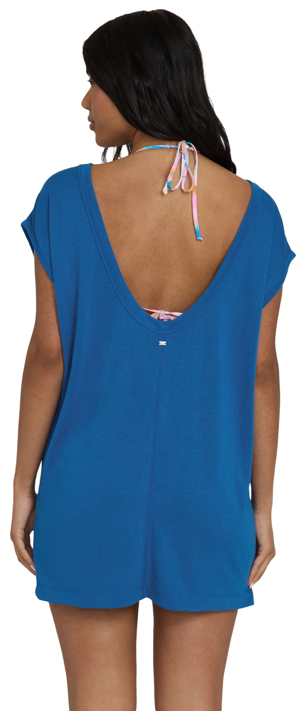 Billabong Hallow Wave Women's Mini Dress - True Blue – back view