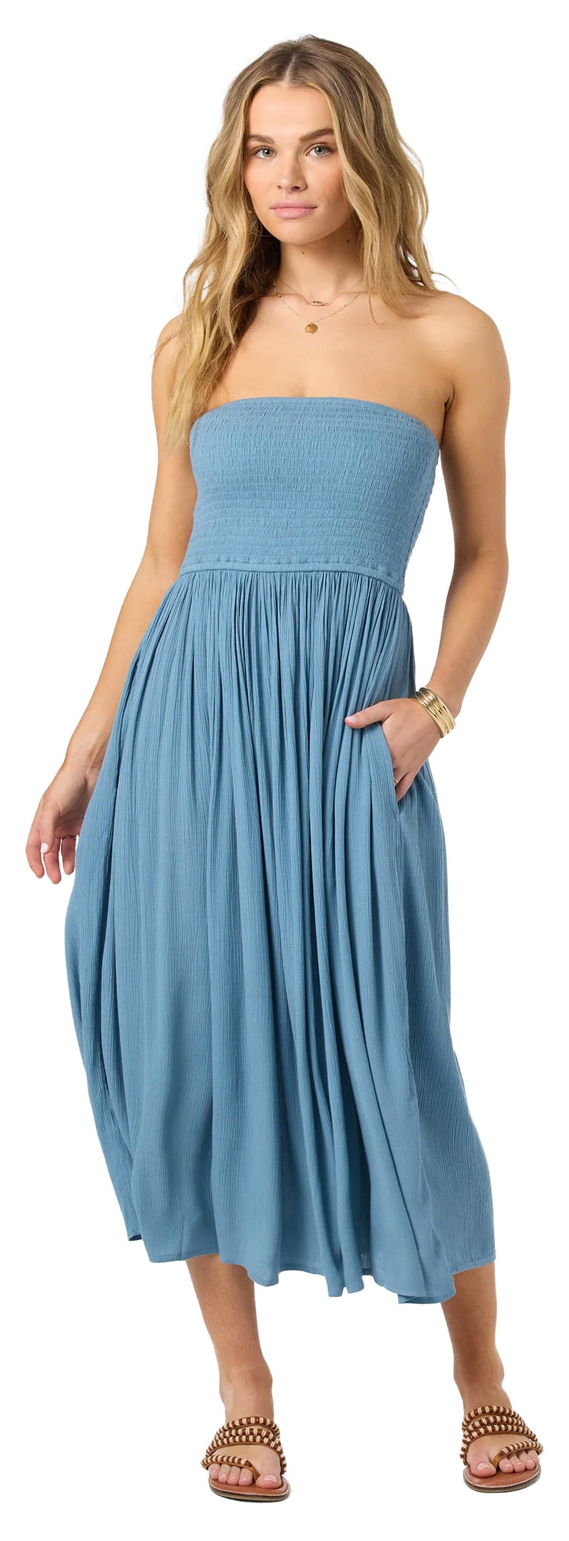 O'Neill Piper Women's Midi Dress - Provincial Blue