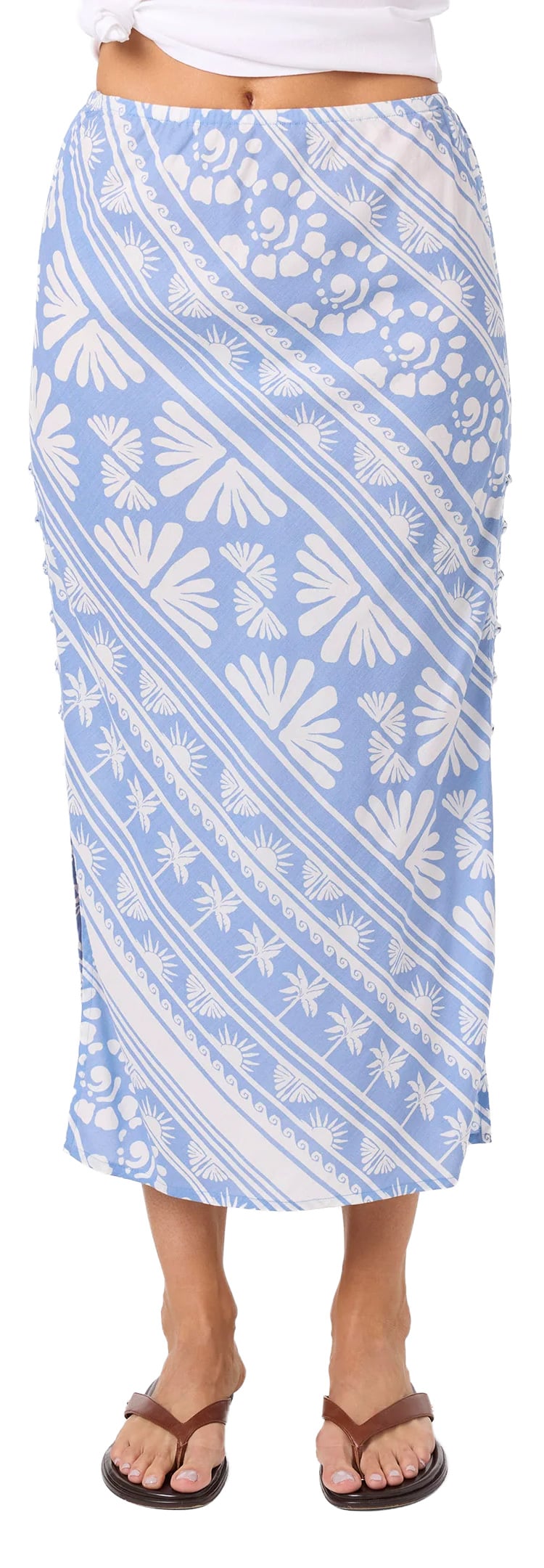O'Neill Bellamy Abstract Women's Midi Skirt - Azurine – alternate view 1