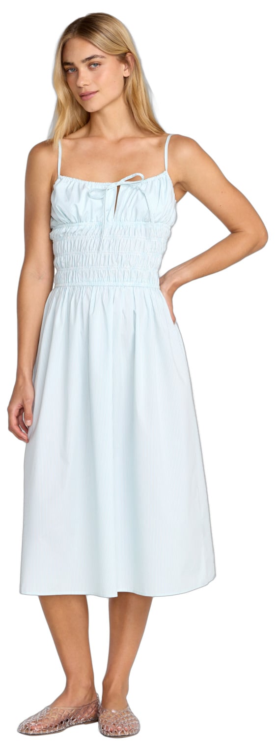 RVCA Raya Women's Midi Dress - Crystal Blue