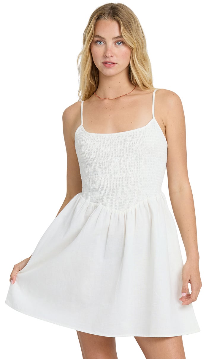 Billabong True Love Women's Mini Dress - Salt Crystal