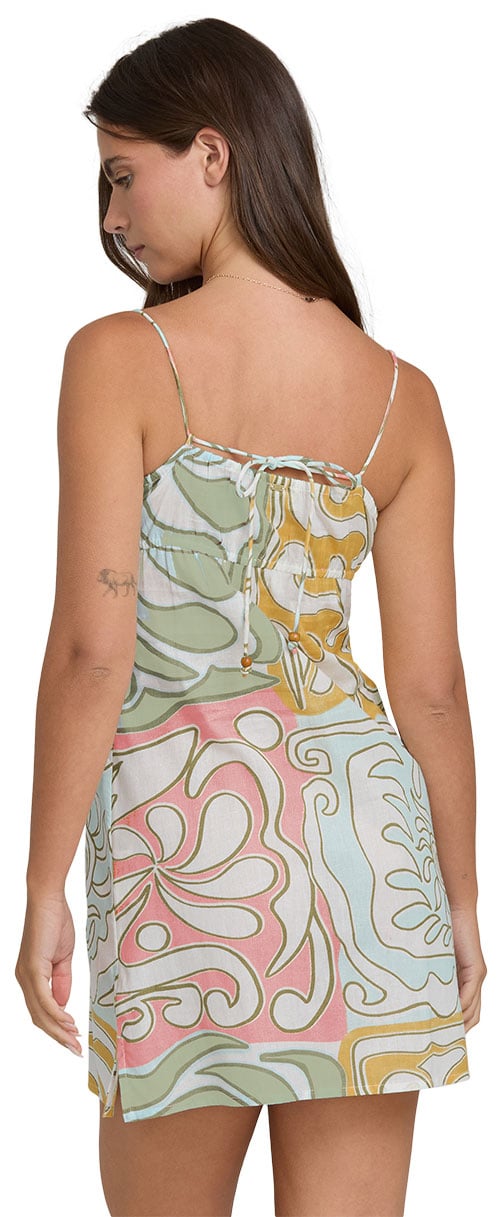Billabong So Free Women's Mini Dress - Clearwater – back view