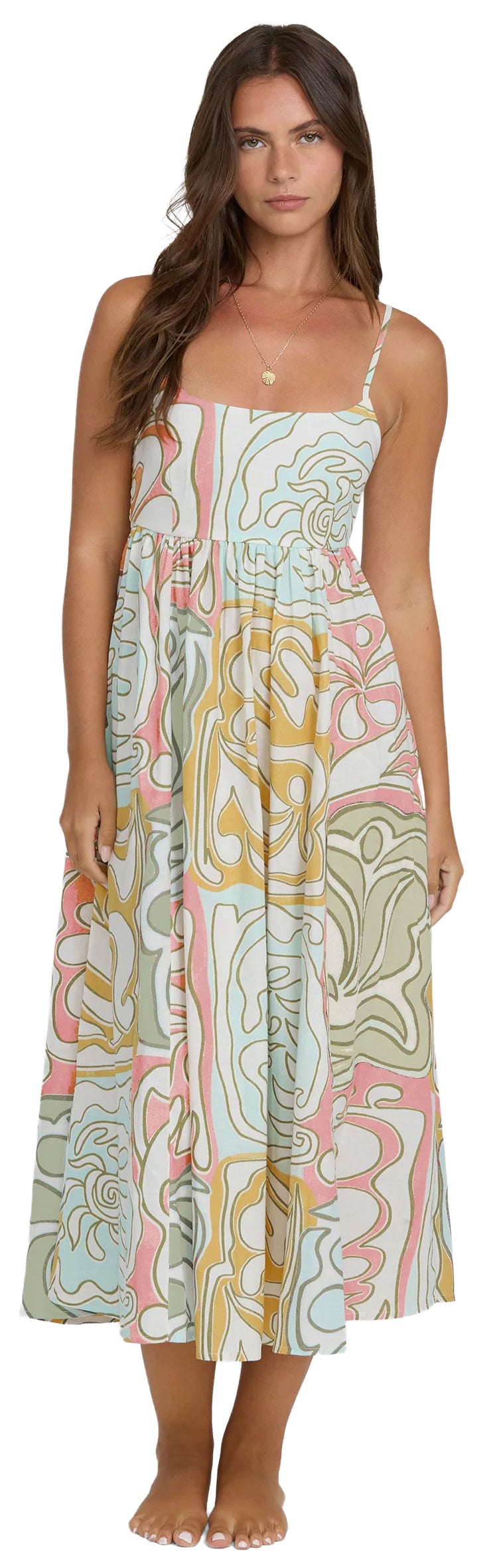 Billabong Island Life Women's Midi Dress - Clearwater