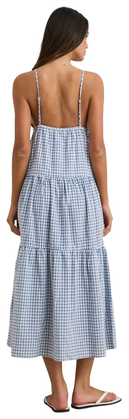 Rhythm Jaci Women's Maxi Dress - Blue – back view