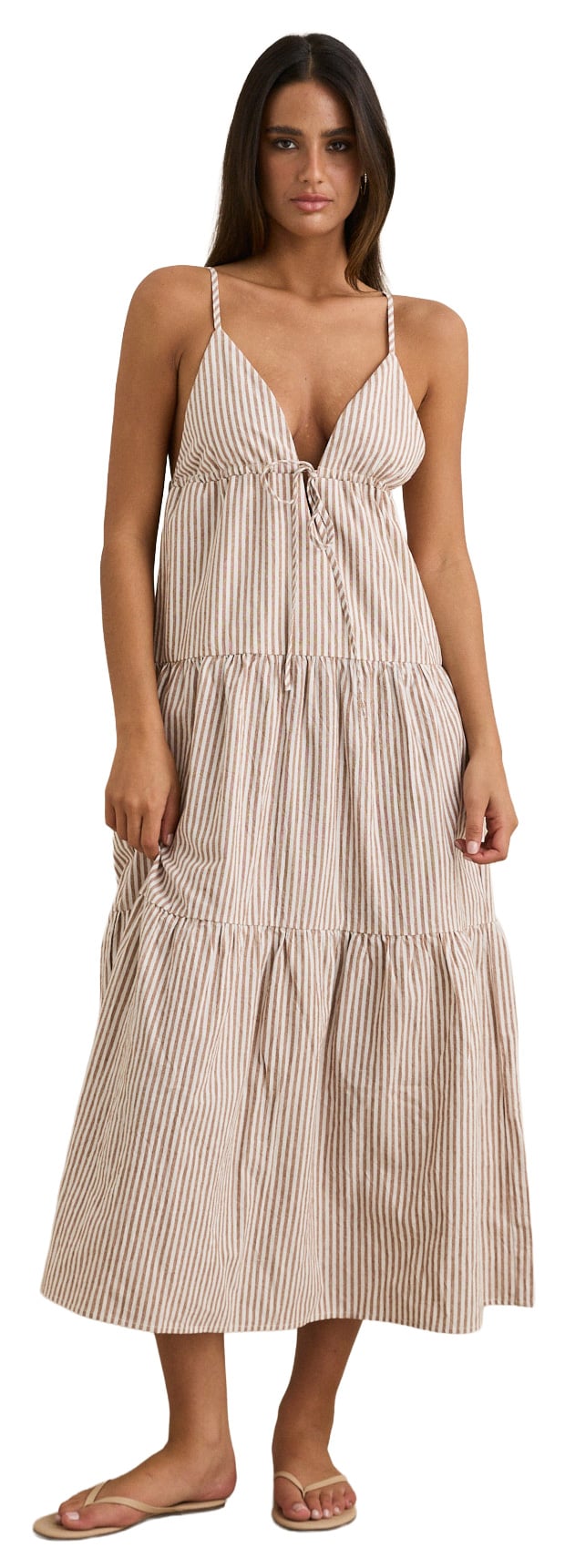 Rhythm Jaci Women's Maxi Dress - Tan