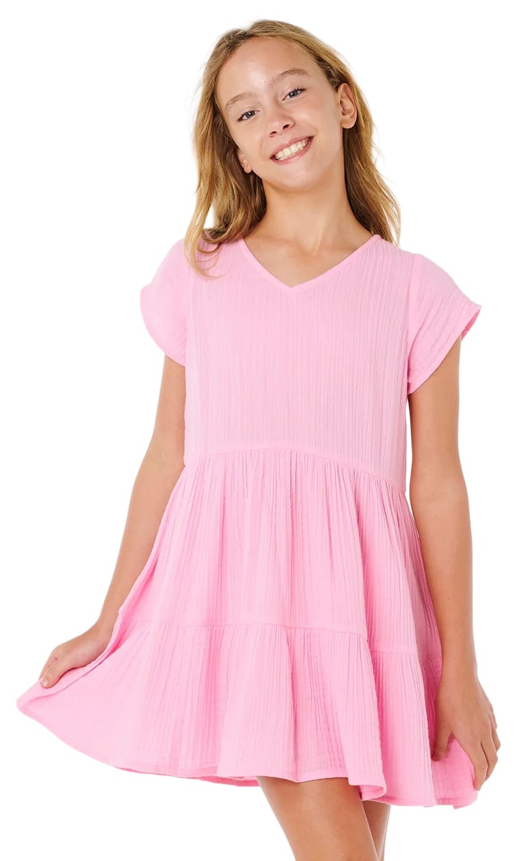 Rip Curl Premium Surf Girl's Dress - Bright Pink