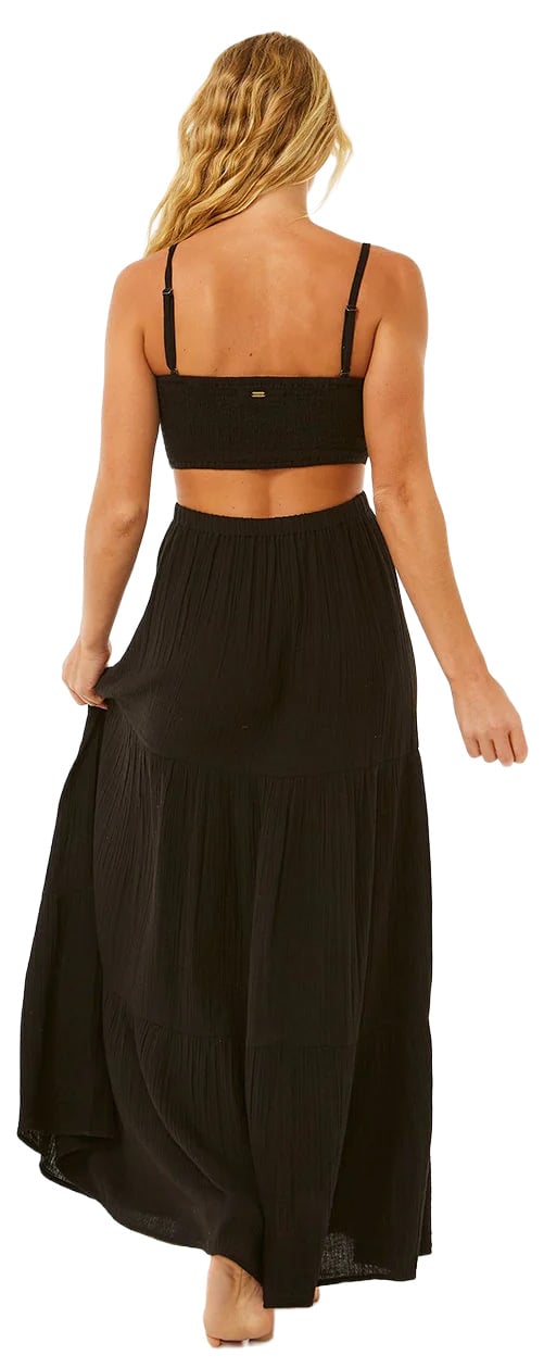 Rip Curl Premium Surf Women's Maxi Dress - Black – back view