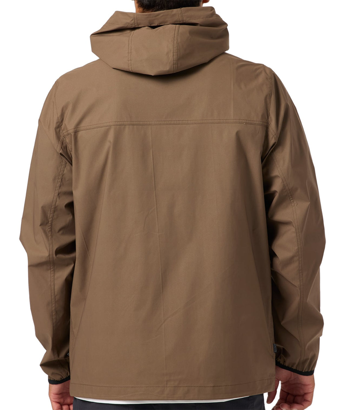 O'Neill TRVLR Windbreaker Stretch Jacket - Teak – back view