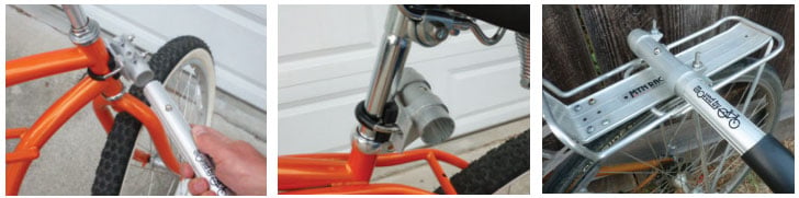 Moved By Bikes Surfboard Rack - Longboard – alternate view 1