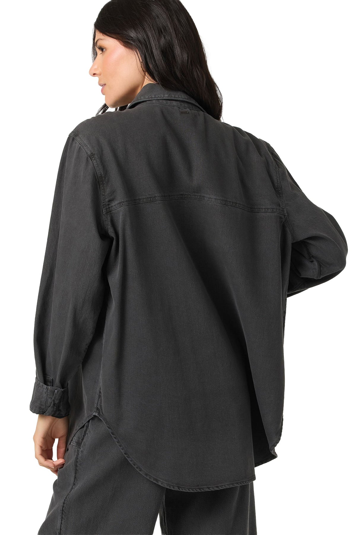 O'Neill Sevie Shacket Women's Jacket - Washed Black – back view