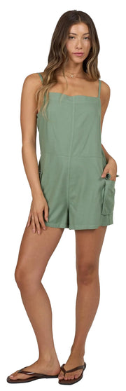 Salty Crew Driftwood Women's Romper - Green Bay