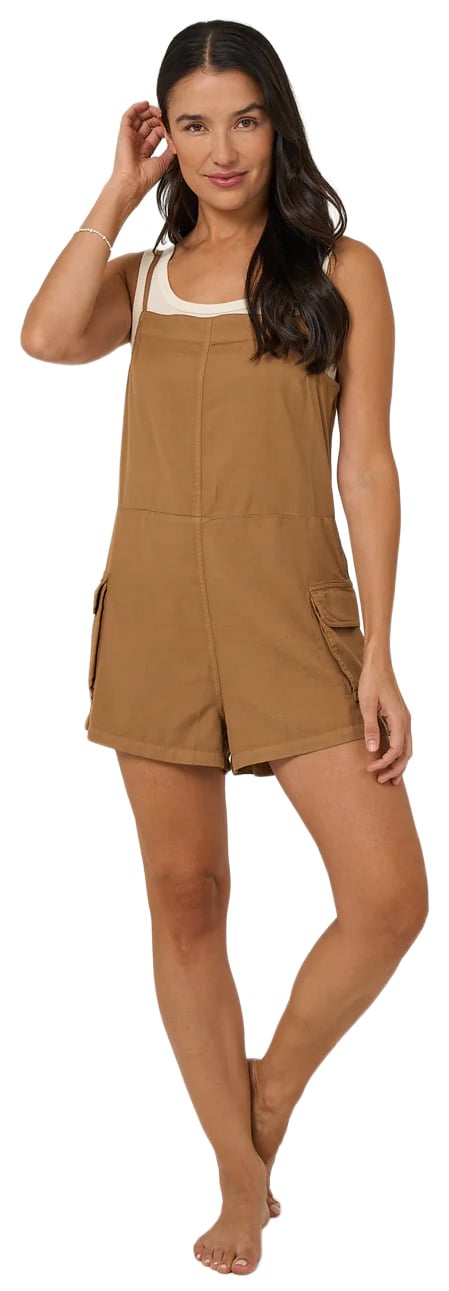 Salty Crew Driftwood Women's Romper - Bronze Brown