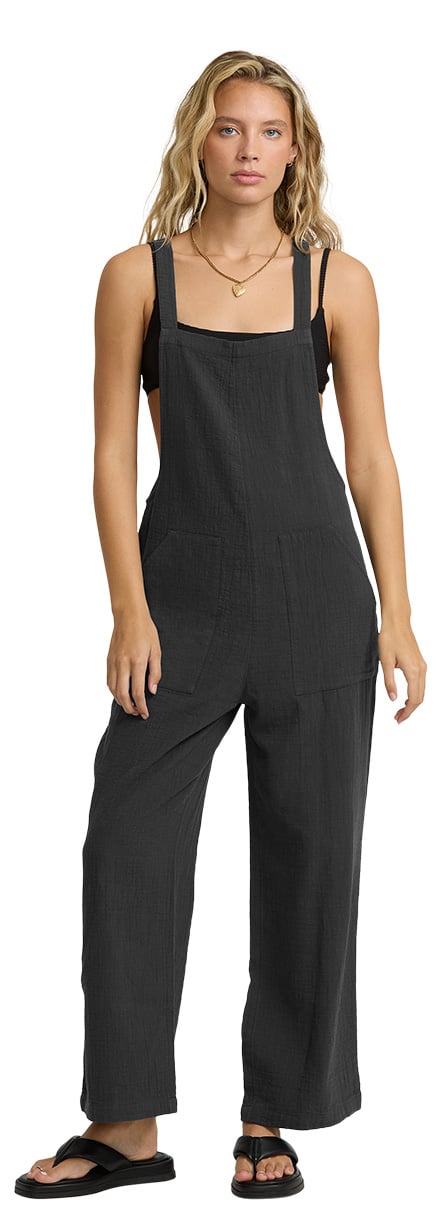 Billabong Pacific Time Solid Women's Jumpsuit - Black Sands