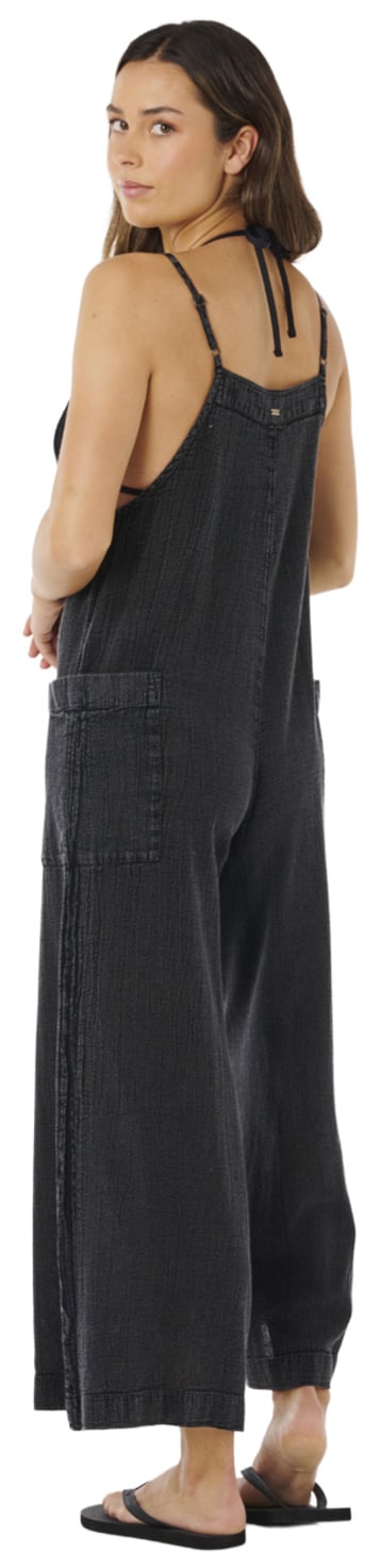 Rip Curl Women's Classic Surf Jumpsuit - Black – back view