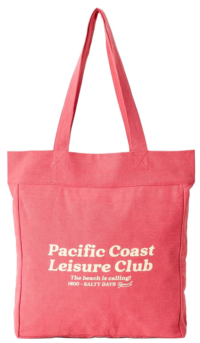 Rip Curl Mixed Pigment 11L Tote Bag - Deep Red