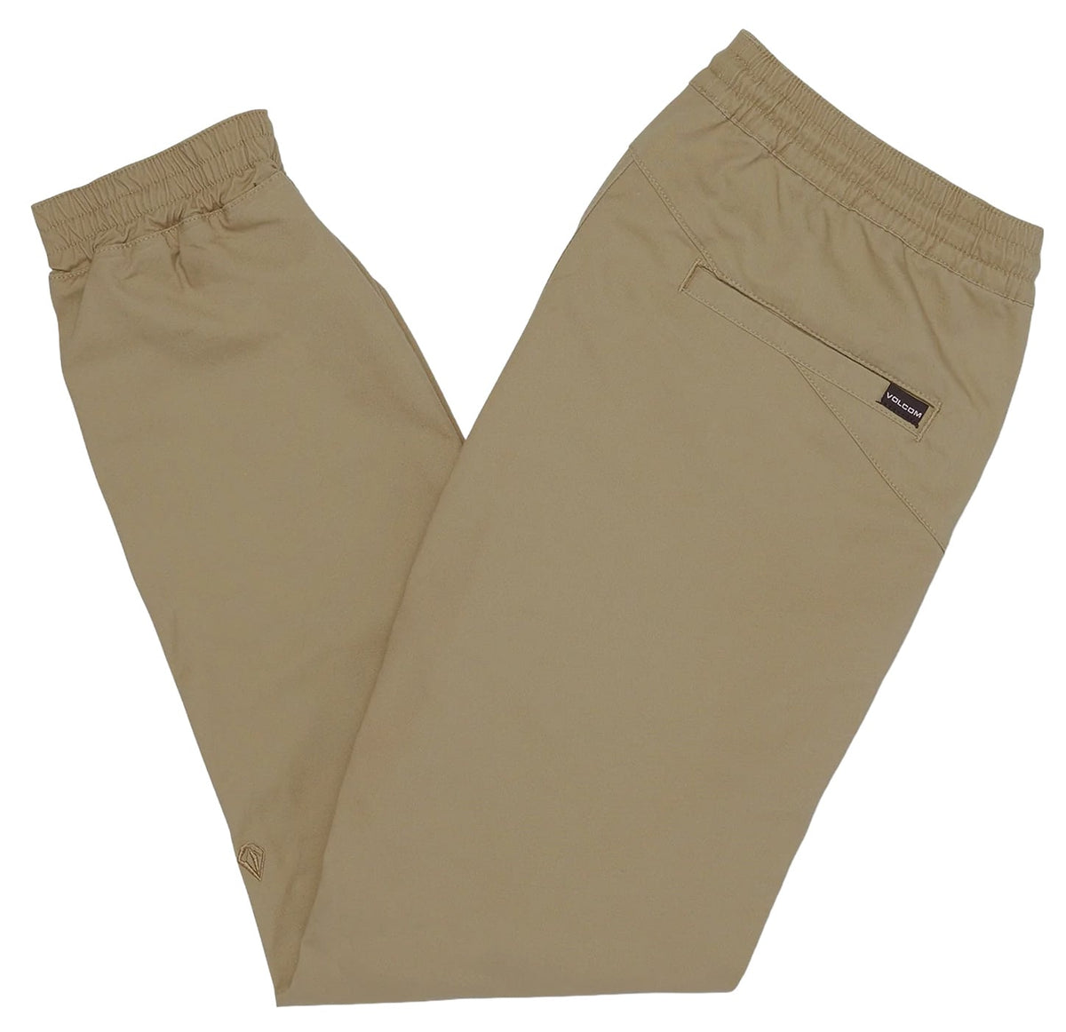 Volcom Frickin Slim Kid's Joggers - Khaki – alternate view 1