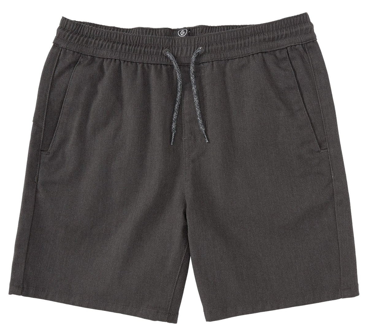Volcom Frickin Elastic Waist Kid's Shorts - Charcoal Heather