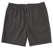 Volcom Frickin Elastic Waist Kid's Shorts - Charcoal Heather