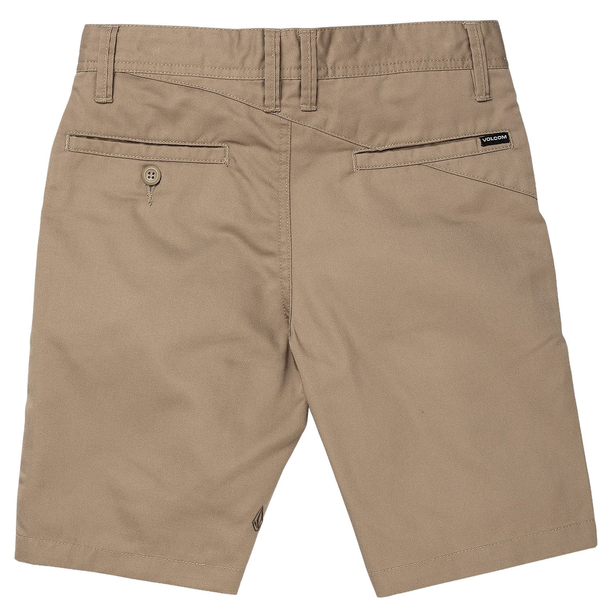 Volcom Frickin Chino 16" Kid's Shorts - Khaki – back view