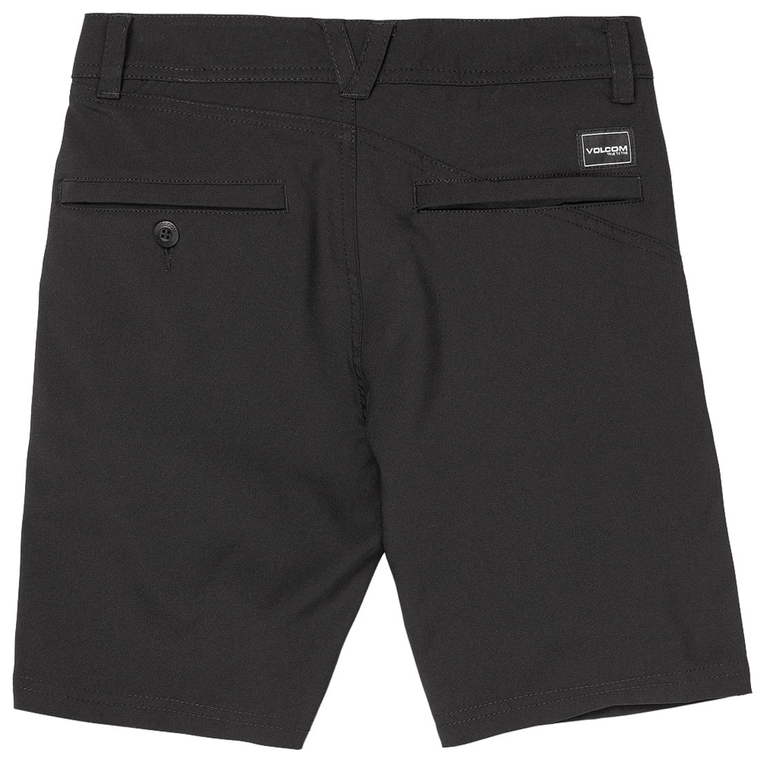 Volcom Frickin Cross Shred Static 16" Kid's Shorts - Black – back view