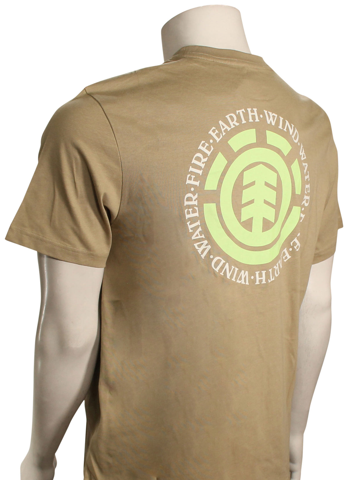 Element Seal T-Shirt - Khaki, back view