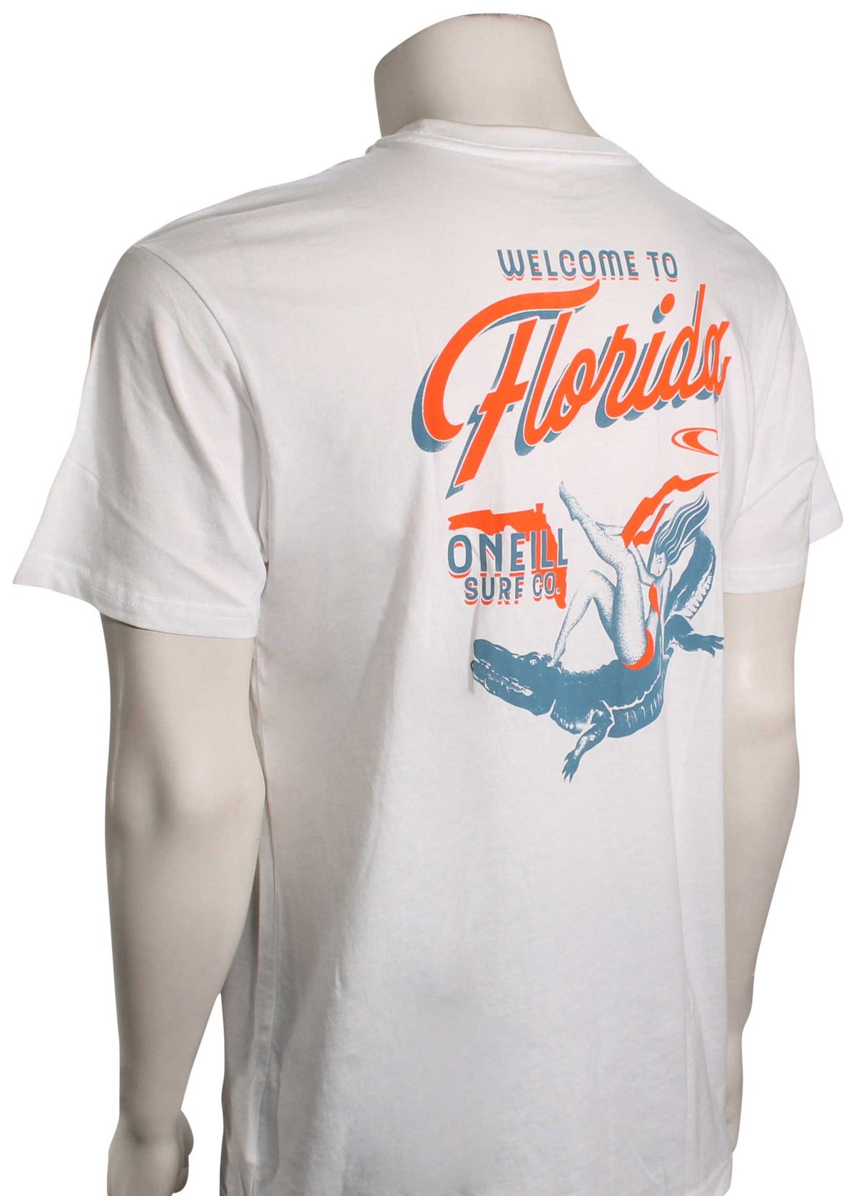 O'Neill Welcome Florida T-Shirt - White, back view
