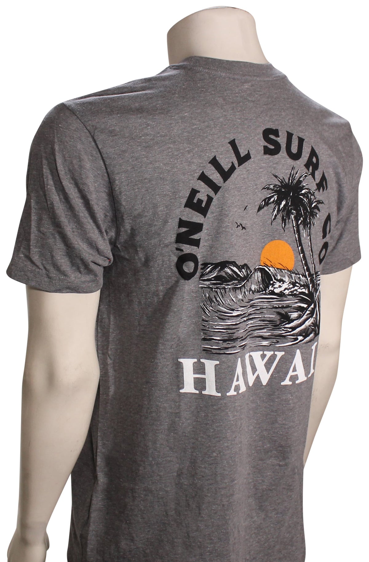O'Neill Seaview T-Shirt - Heather Grey – back view