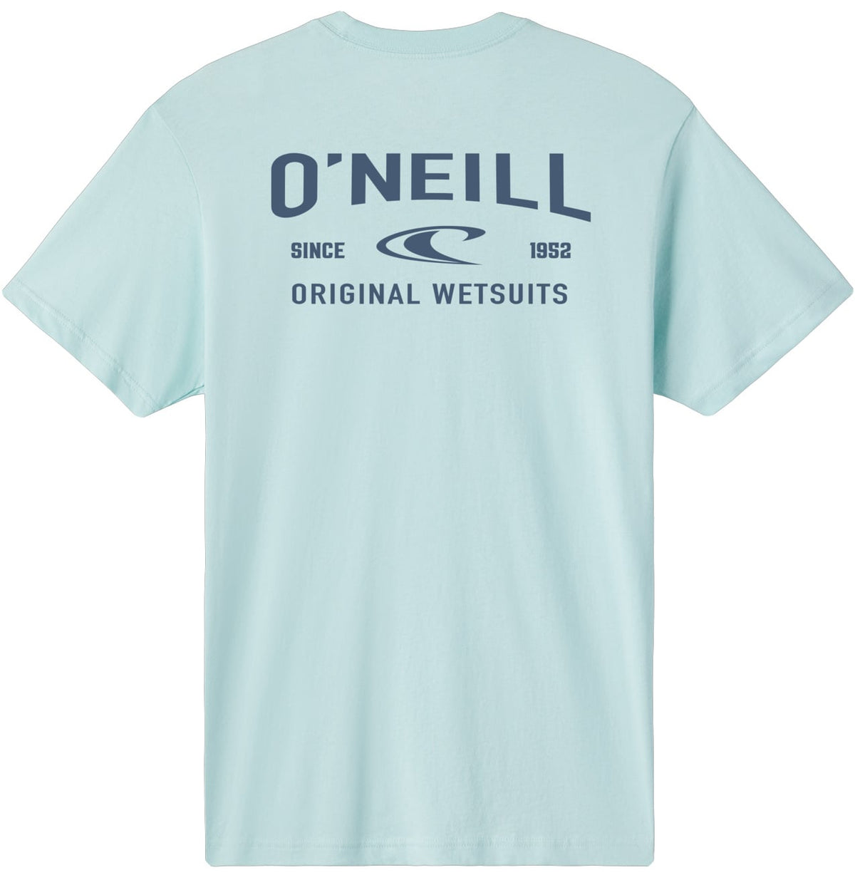 O'Neill Layered Up SS T-Shirt - Pale Turquoise – back view