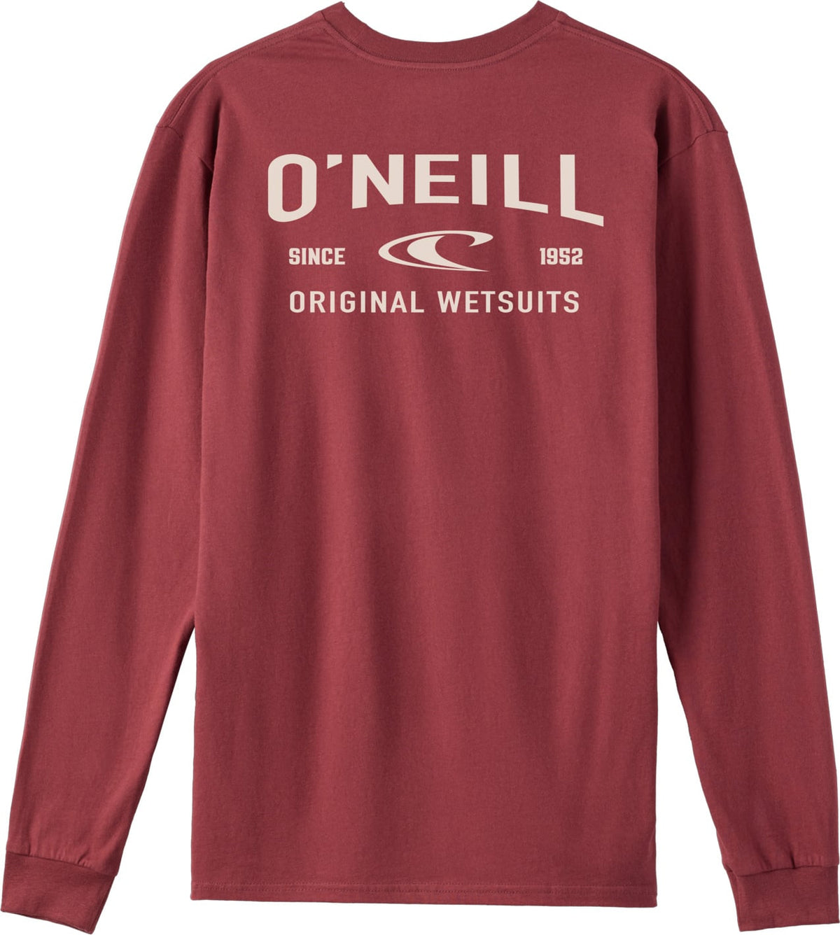 O'Neill Layered Up LS T-Shirt - Oxblood – back view
