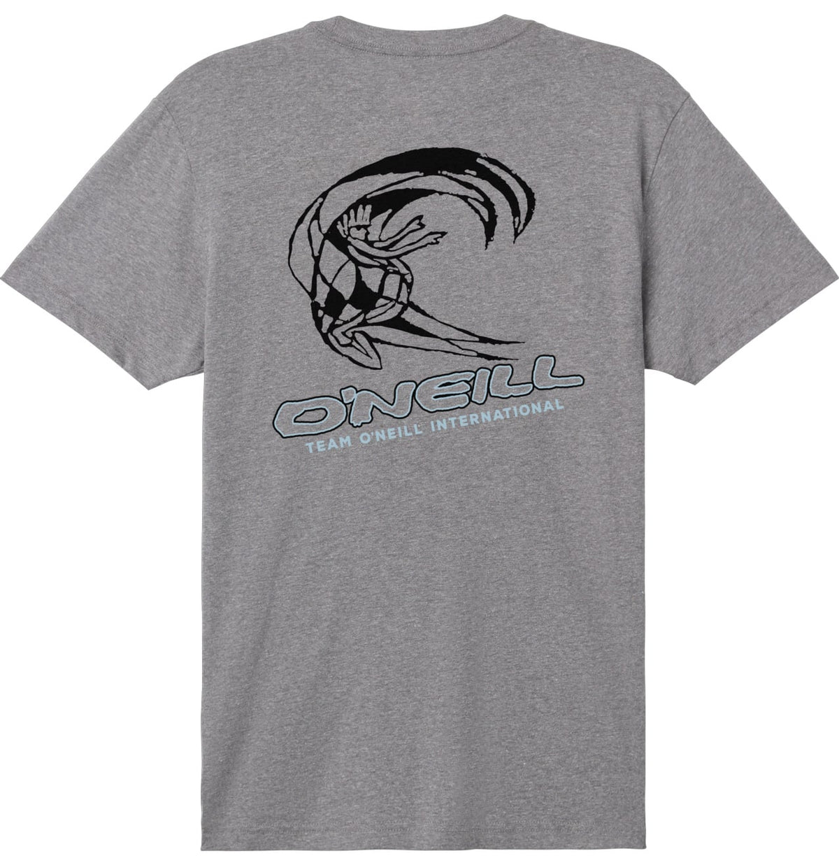 O'Neill Team Spike SS T-Shirt - Heather Grey – back view