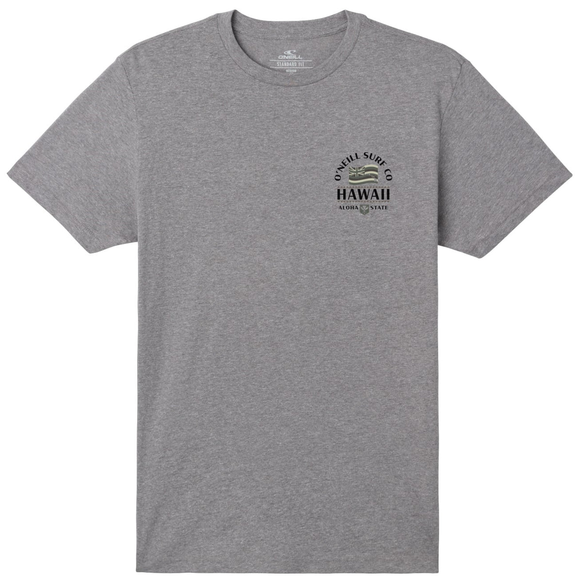 O'Neill Hawaii Flag SS T-Shirt - Heather Grey