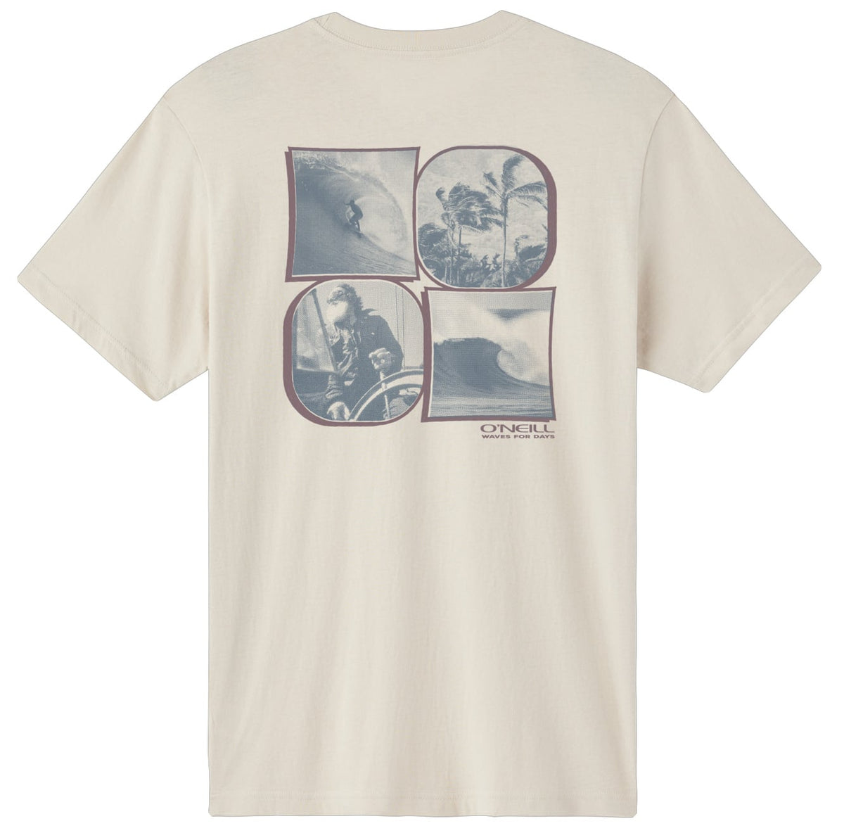 O'Neill The Captain SS T-Shirt - Khaki 2 – back view