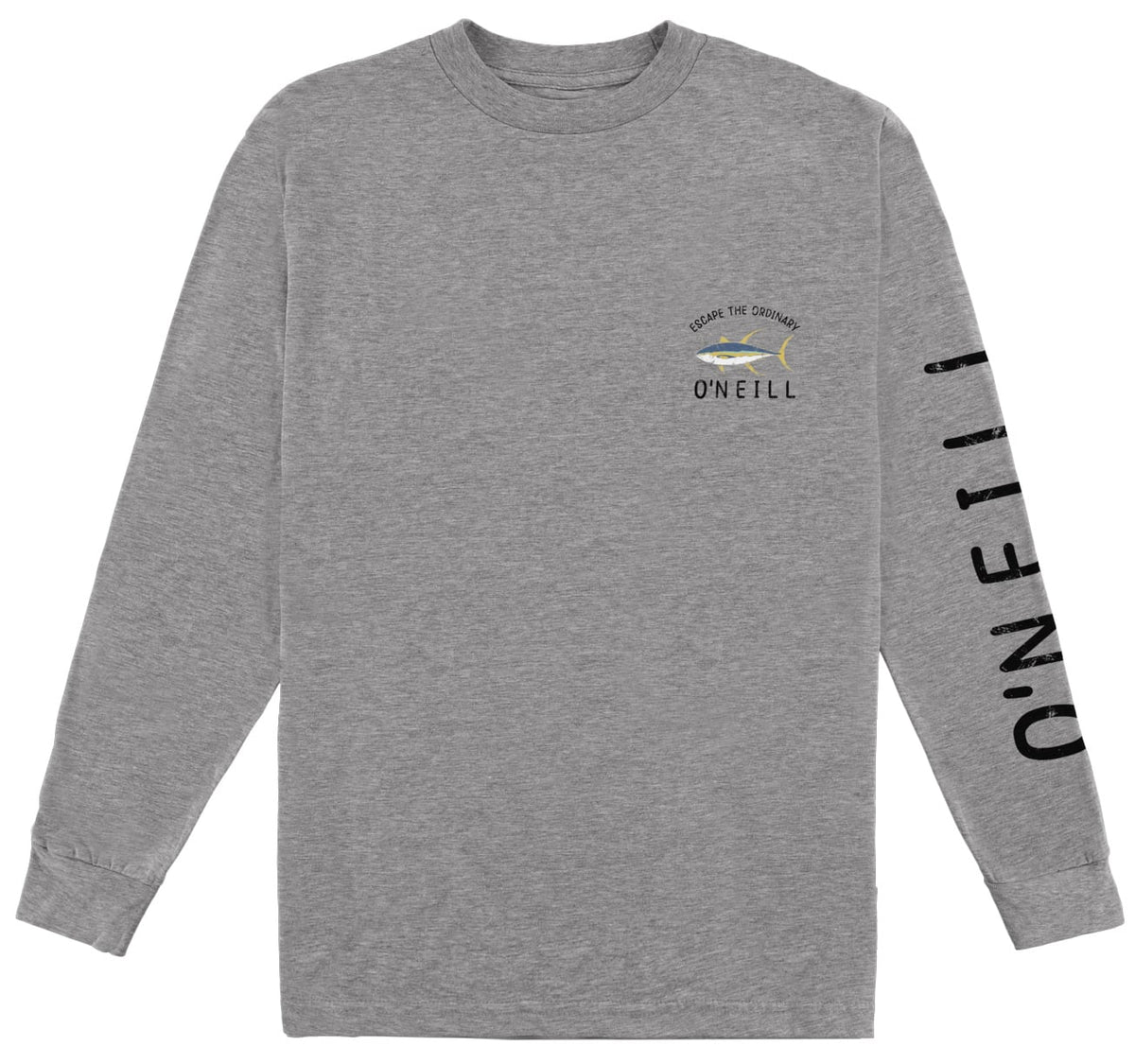 O'Neill Grindz LS T-Shirt - Heather Grey