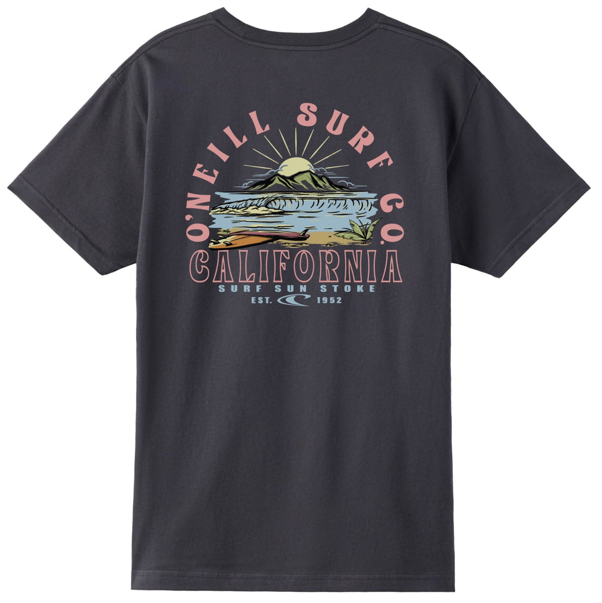 O'Neill Surf Sun Stoke SS T-Shirt - Phantom – back view