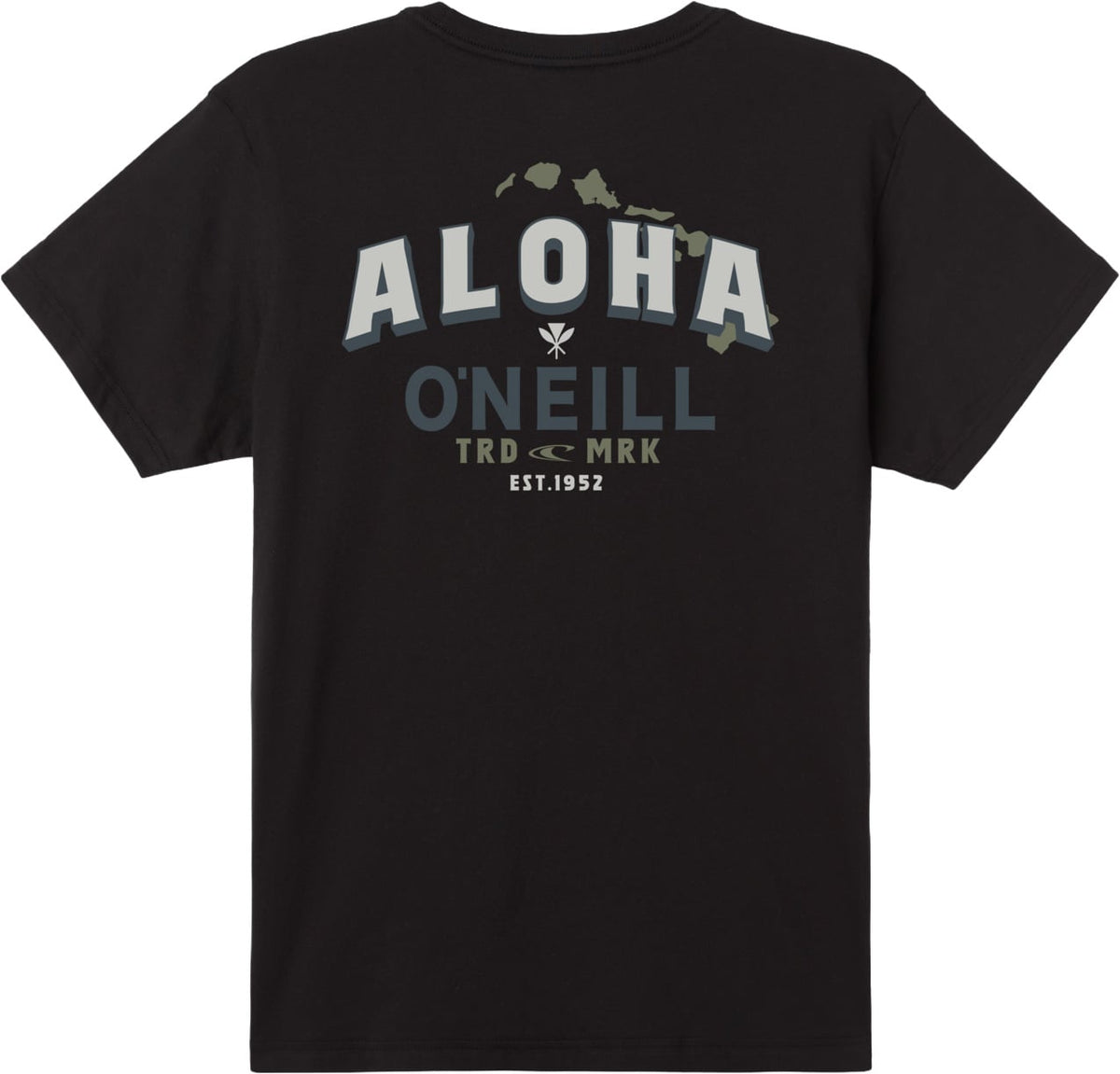 O'Neill Hawaii Aloha SS T-Shirt - Black – back view