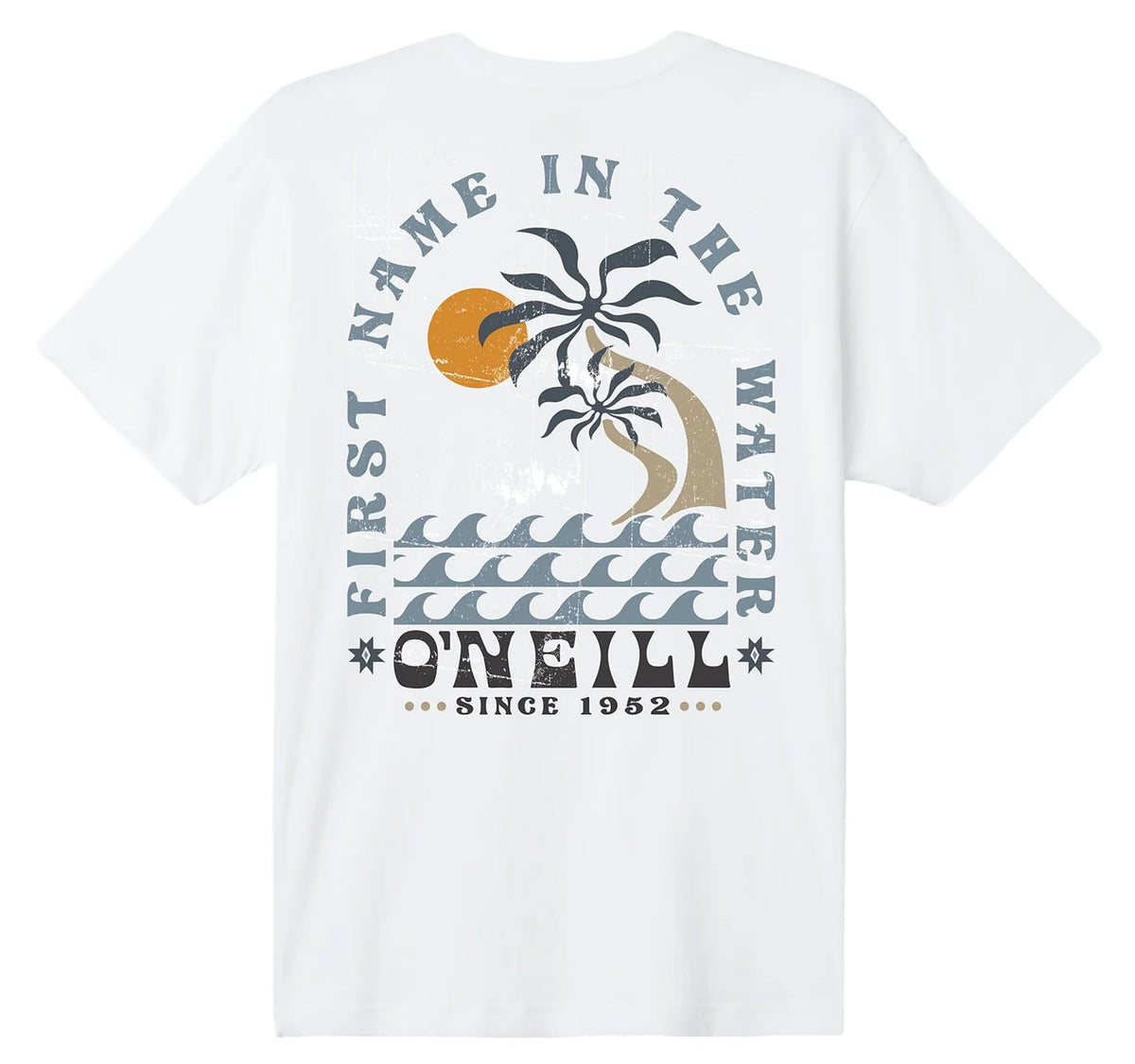 O'Neill Castaway SS T-Shirt - White – back view