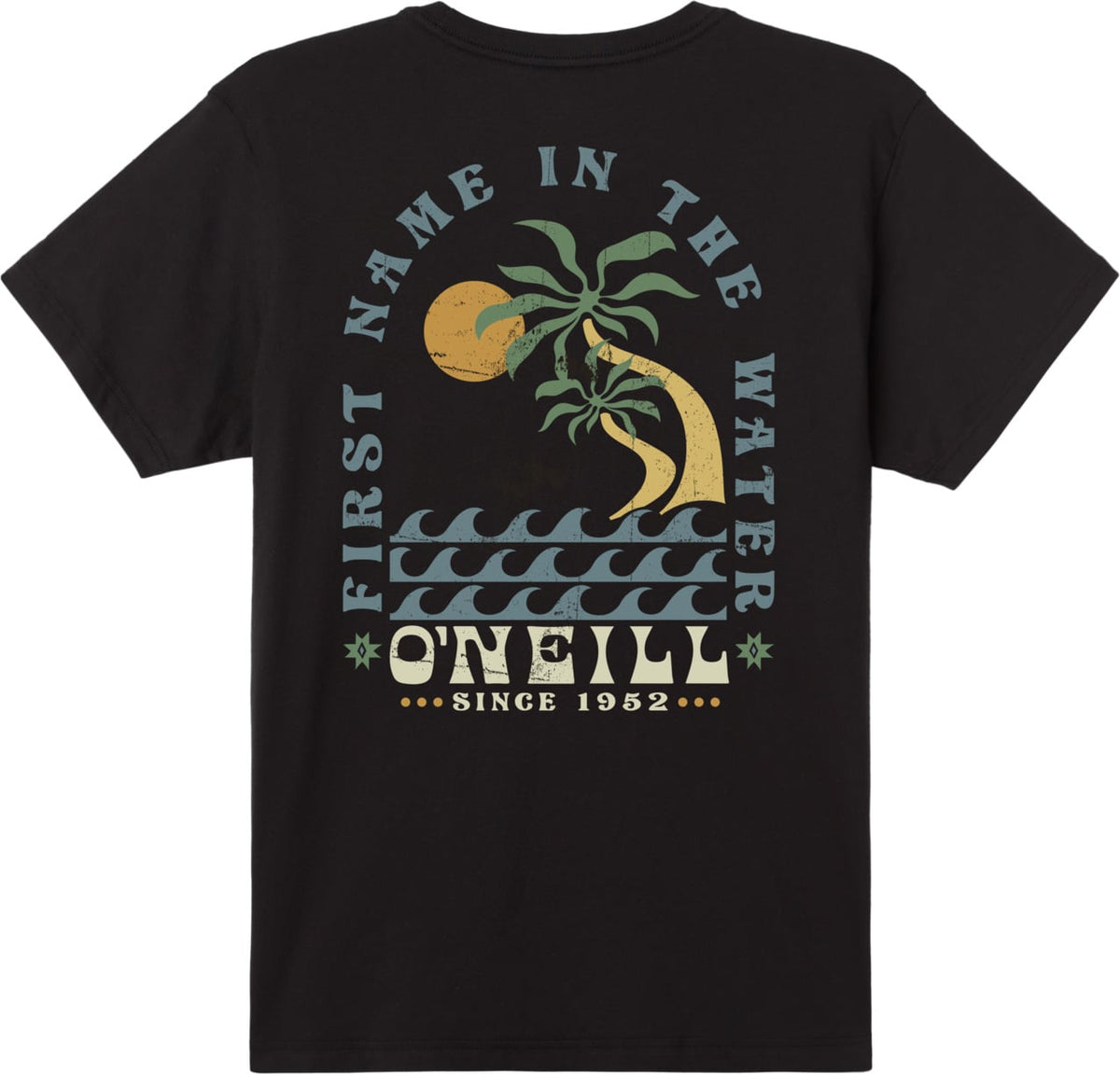 O'Neill Castaway SS T-Shirt - Black – back view