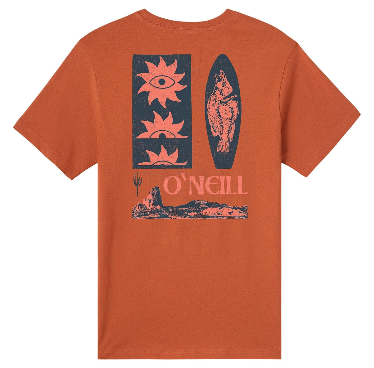 O'Neill Elsinore Classic Men's Short Sleeve T-Shirt - Chutney – back view