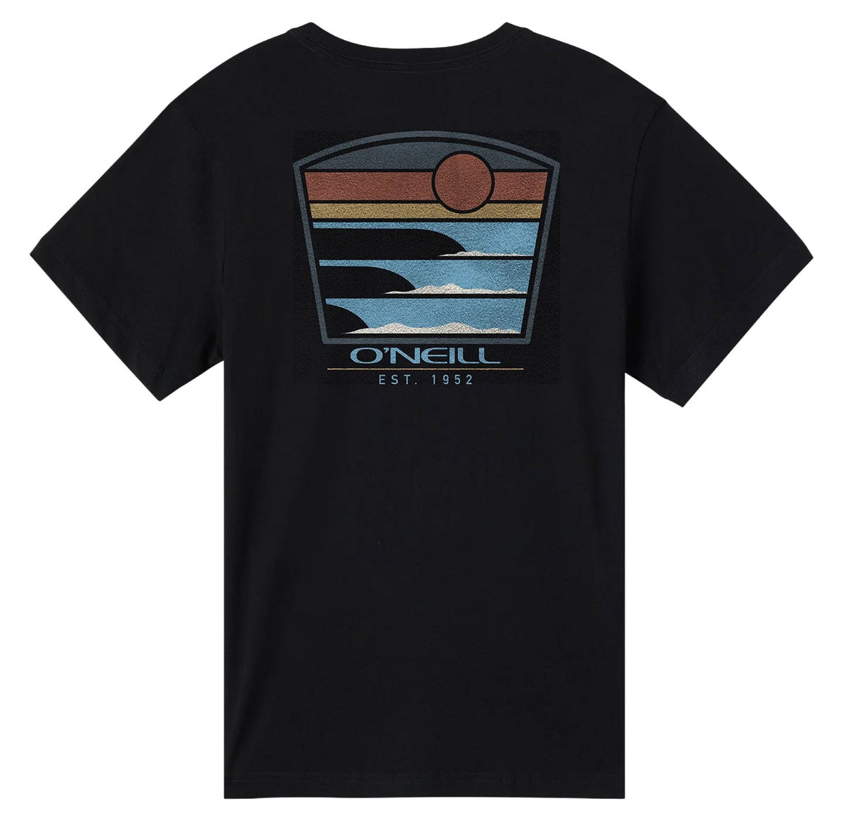 O'Neill Liner Classic Men's Short Sleeve T-Shirt - Black – back view